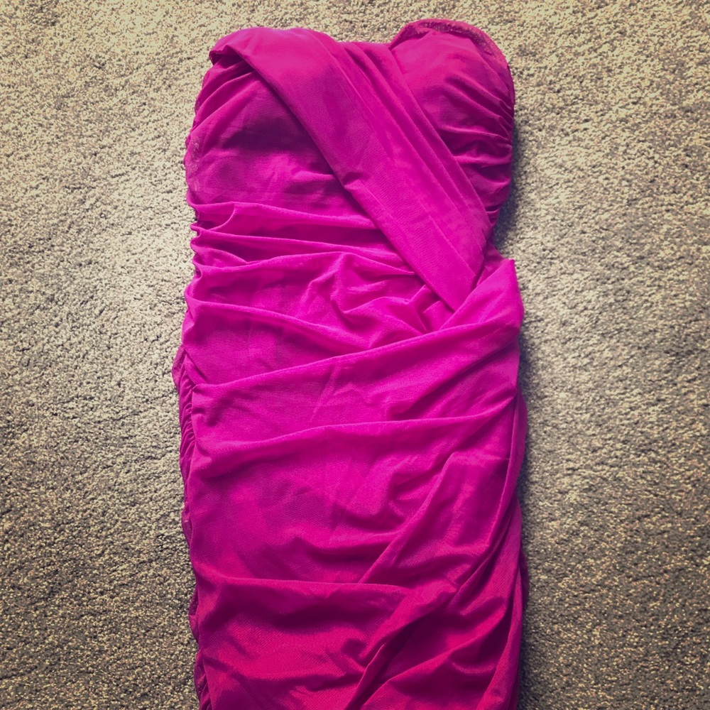 Sexy Fuchsia Dress